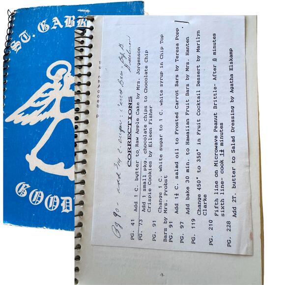 Vintage St. Gabriel’s Goodies Community Cookbook – Spiral Bound – 1980s/1990s - Picture 7 of 11
